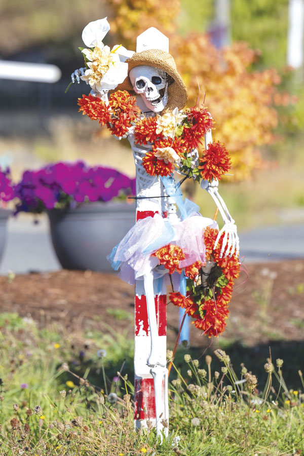 Sarah Anderson of Madrona Café created the End of Summer skeleton